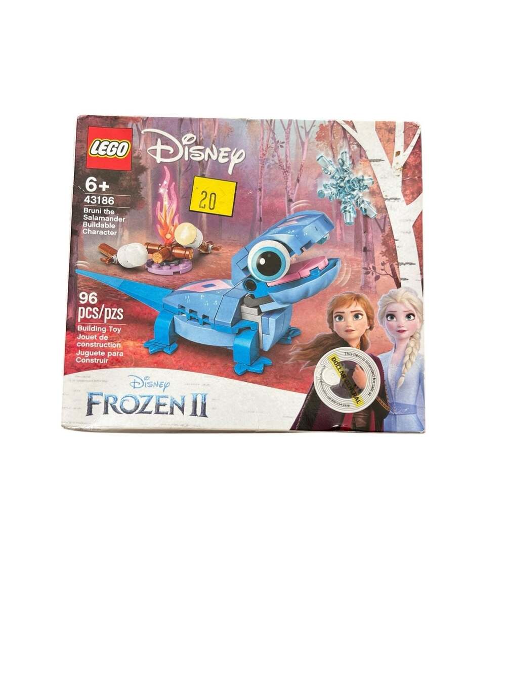 LEGO Disney Frozen II Bruni the Salamander Buildable Character 43186